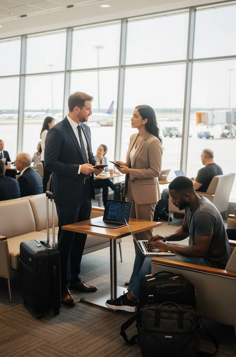 Professional business solutions illustration